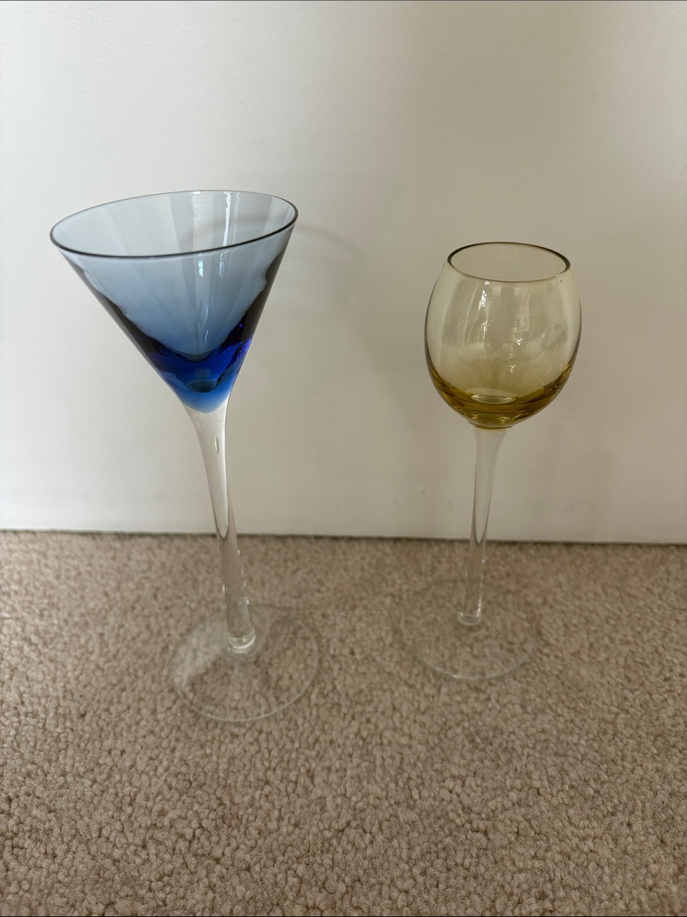 Small decorative glass accents